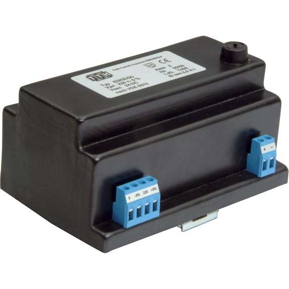 Trafo-Technik-Hoppecke - Gleichstromversorgung Trafo für Normschiene EDKE/GC 1A 230/24V sw