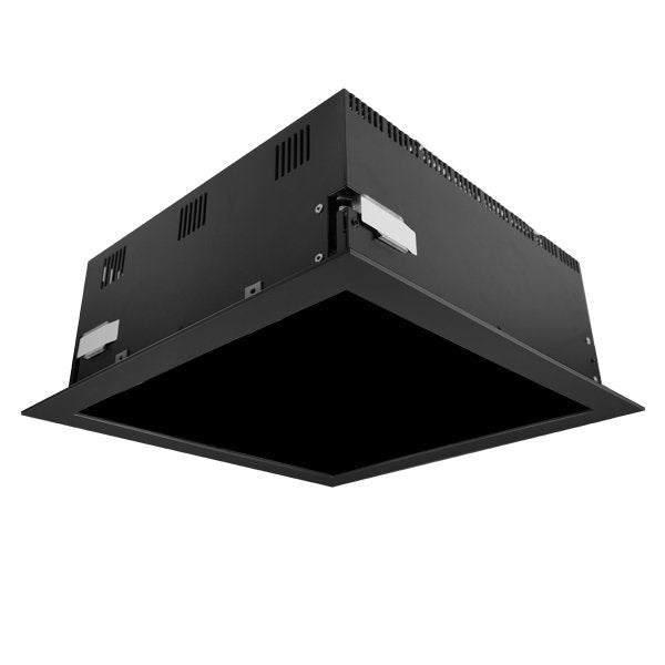 LTS Licht&Leuchten - Mechanisches Zubehör/Ersatzteile für Leuchten Einbaugehäuse SCER 2.4140 sw 4-flammig ET140mm