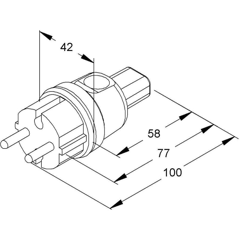 HKL - Lampenfassung Stecker 77