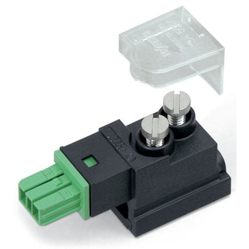 WAGO - Flachleitungsadapter für steckbare Gebäudeinstallation Abgriffmodul 893-122 2-polig,grün − 50 Stück