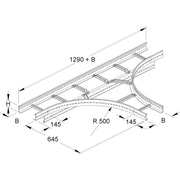 Niedax - T-Stück für Kabelleiter T-Stück KLT 60.303