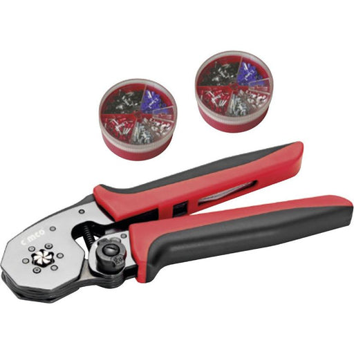 Cimco Werkzeuge - Presswerkzeug Kabelschuhe/Verbinder, Aderendhülsen, Schirmanschluss Flexi-Crimp 6 - Set 106908