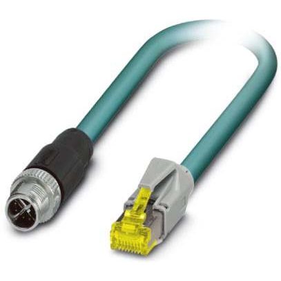 Phoenix Contact - Konfektioniertes Sensor-Aktor-Kabel Ethernet-Kabel NBCMSX5-94F/R4AC SCO 5m, RAL 5021, cat6a