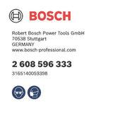 Bosch - Bohrer Flachfräsbohrer, 2608596333 verstellbar
