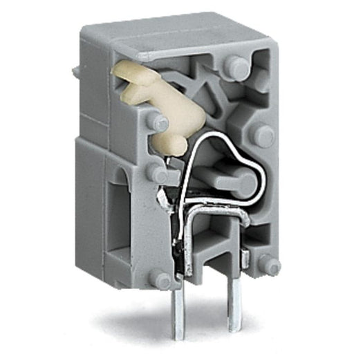 WAGO - Leiterplattenklemme Anreihbare Leiterplattenk. 741-903 Drücker,2,5mm²,gr − 100 Stück