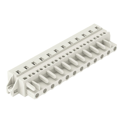 WAGO - Kabelsteckverbinder für Leiterplattensteckverbinder 1-Leiter-Federleiste 721-212/031-000 CAGECLAMP 2,5mm²,lgr − 10 Stück