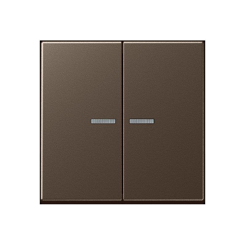 Jung - Bedienelement intelligent Taster 2fach BT A 17102 MO JUNG HOME