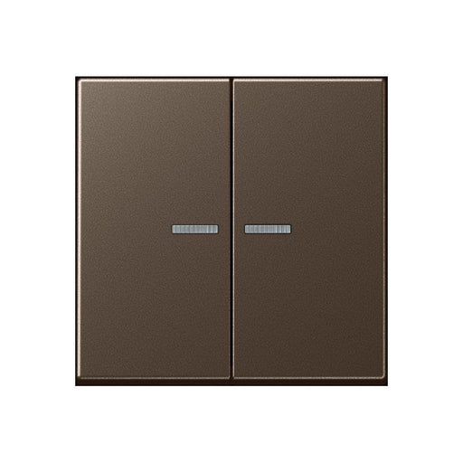 Jung - Bedienelement intelligent Taster 2fach BT A 17102 MO JUNG HOME