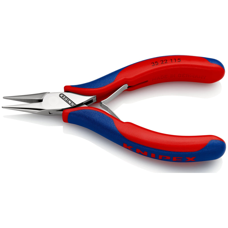 Knipex - Spezialwerkzeug für Kommunikationstechnik Elektronik-Greifzange 35 22 115 spiegelpoliert,115mm