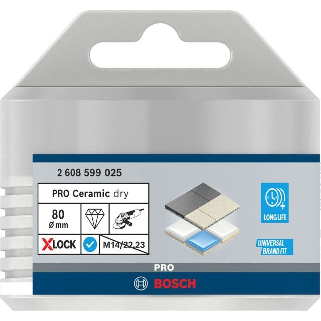 Bosch - Bohrer PRO Ceramic dry 2608599025 Trockenbohrkrone 80