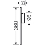 Hensel - Lüfterblech (Schaltschrank) ENYSTAR-Belüftungsflansch FP BF 36 f.Gehäusewand 3
