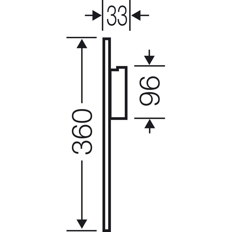 Hensel - Lüfterblech (Schaltschrank) ENYSTAR-Belüftungsflansch FP BF 36 f.Gehäusewand 3
