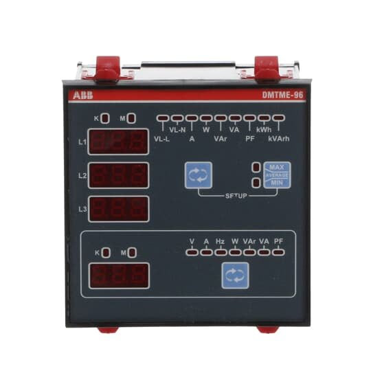 ABB Stotz S&J - Netz- und Leistungsanalysator Einbaumessgerät DMTME-96 für Fronteinbau