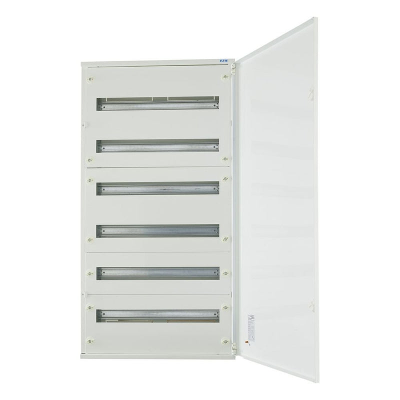Eaton - Installationskleinverteiler Oberputz Flachverteiler BF-O-6/144-A komplett 6 Rei. Weiß