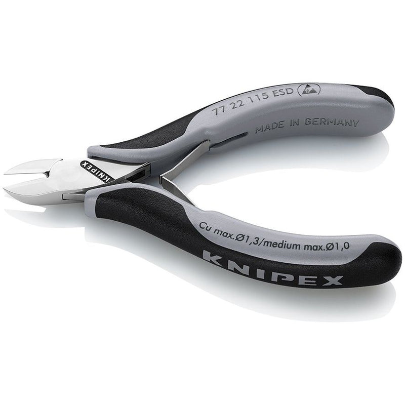 Knipex - Seitenschneider Elektronik-Seitenschneider 77 22 115 ESD ESD, 115mm