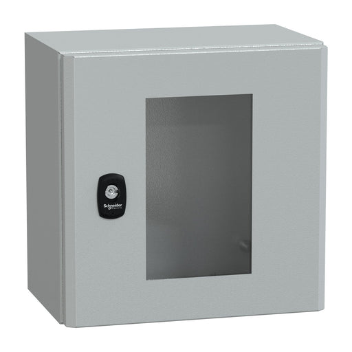 Schneider Electric - Gehäuse/Schaltschrank (leer) Wandschrank RAL 7035 NSYS3D3320T 300x300x200 Sichttür