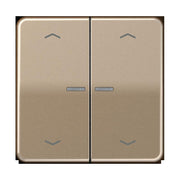 Jung - Bedienelement intelligent Taster 2fach BT CD 17102 P GB JUNG HOME