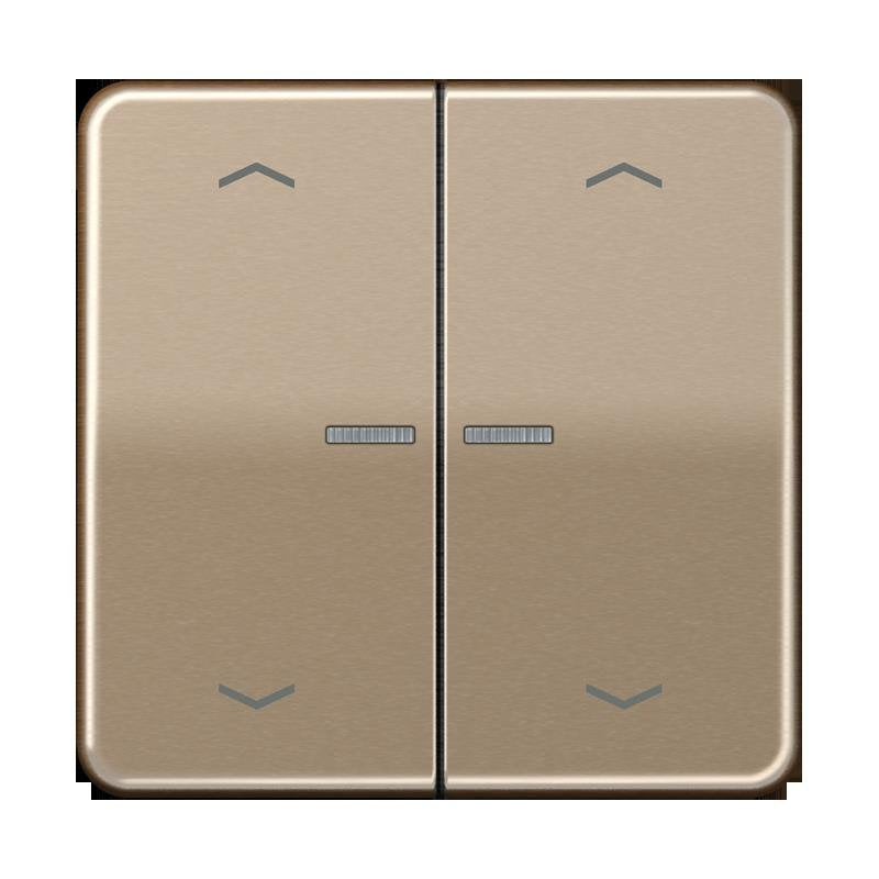 Jung - Bedienelement intelligent Taster 2fach BT CD 17102 P GB JUNG HOME