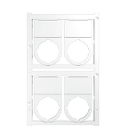Weidmüller - Kennzeichnungsmaterial Gerätemarkierung SM 27/18-22 K MC SDR selbstklebend,27mm − 8 Stück