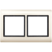 Merten - Abdeckrahmen Rahmen 2f.ws 400244 waage/senkrecht
