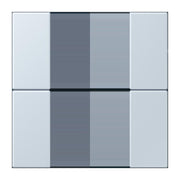 Jung - Abdeckung/Bedienelement für Installationsschalterprogramme Tastensatz 2fach LC 502 TSA 209 outremer pale
