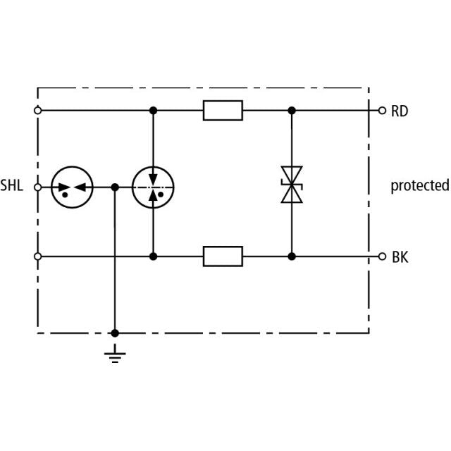 DEHN - Überspannungsableiter für Informations-/MSR-Technik Überspannungsableiter DPI MD 24 M 2S DEHNpipe