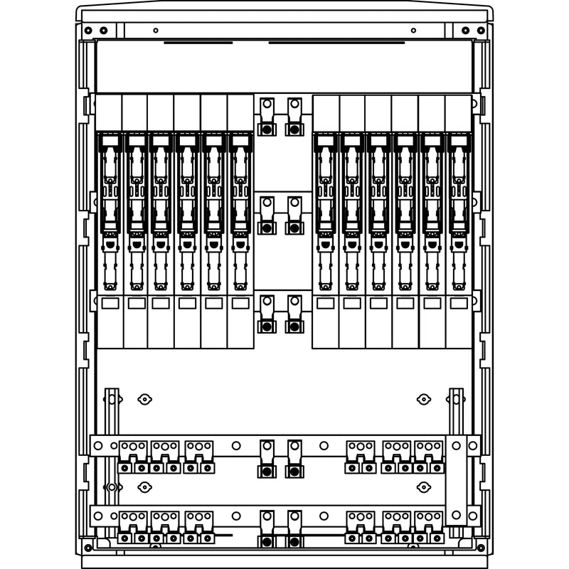 Elsta Mosdorfer - Kabelverteilerschrank Kabelverteilerschrank LS81S.DV0C mit Sammelschienen
