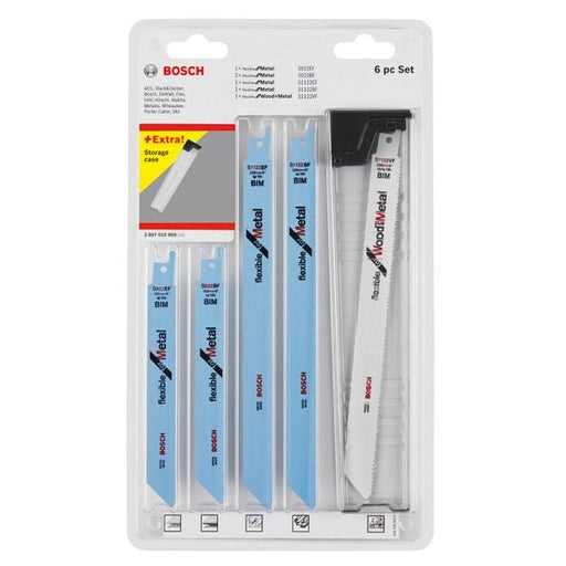 Bosch - Sägeblatt Sortiment 6-tlg. Säbelsägeblatt-Set, 2607010906 Wood and Metal
