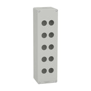 Schneider Electric - Gehäuse für Befehls- und Meldegeräte Leergehäuse XAP, Metall XAPD5510 grau, für 12x22mm
