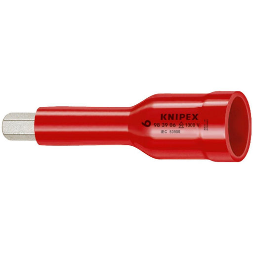 Knipex - Sechskant-Einsatz für Steckschlüssel Steckschlüsseleinsatz 98 39 05 Innensechsk. 75mm