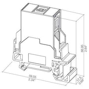 Weidmüller - Kommunikationstechnik-Adapter Tragschienen-Outlet IE-TO-SCD-SM LWL