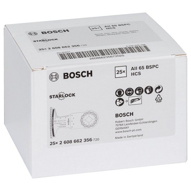 Bosch - Blatt für Oszillierer HCS Tauchsägeblatt AII 65 2608662356 BSPC Hard Wood 40 x