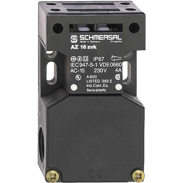 Schmersal - Einzelpositionsschalter Sicherheitsschalter AZ 16-02zvrk 2Ö,M16-Gewinde