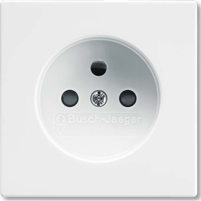 Busch-Jaeger - Schalter-/Steckdosenkombination Steckdosen Abdeckung 2399 UCKS-84 für 23 M-504