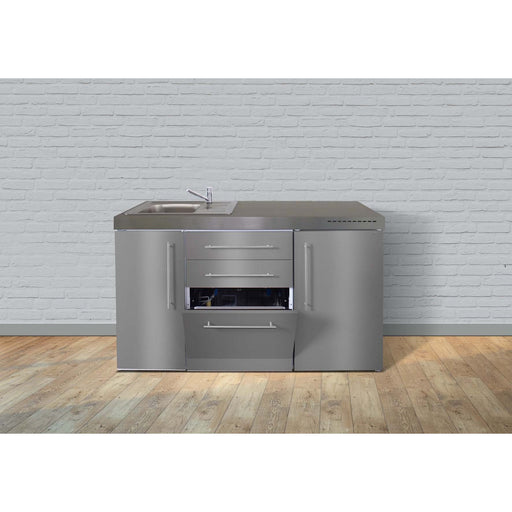 Stengel - Mini-Küche Miniküche Premiumline MPGSES150GSBli Edelstahl