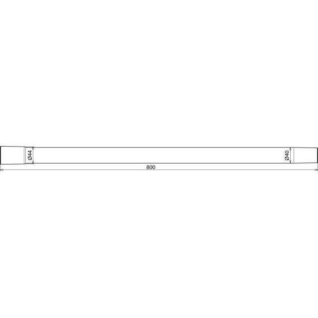 DEHN - Zubehör/Ersatzteile für Sicherheitsgeräte Saugrohrverlängerung SRV 800 MS D 40/L 800 mm