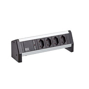 Bachmann - Mehrfachsteckdose Steckdosenleiste 339.110 DESK 4xCH 0°