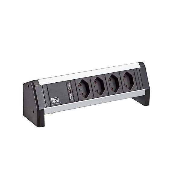 Bachmann - Mehrfachsteckdose Steckdosenleiste 339.110 DESK 4xCH 0°