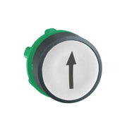 Schneider Electric - Frontelement für Drucktaster ZB5AA334 flach,ws,Pfeil hoch