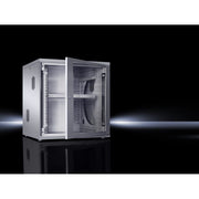 Rittal - Netzwerkgehäuse FlatBox 6HE, BxT600x600mm DK 7507.100 19"-Profilschienen