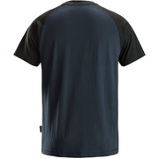 Snickers Workwear - T-Shirt 2-Farben T-Shirt 25509504005 M,navy-schw