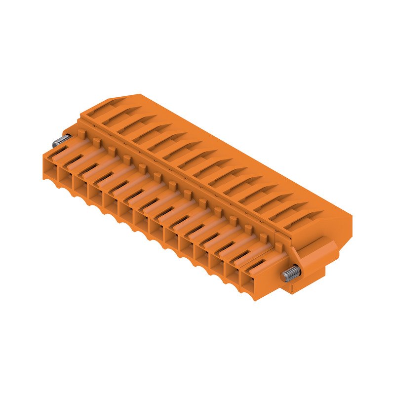 Weidmüller - Kabelsteckverbinder für Leiterplattensteckverbinder Verbinder 3.50mm BL 3.50/1#1640050000 − 30 Stück