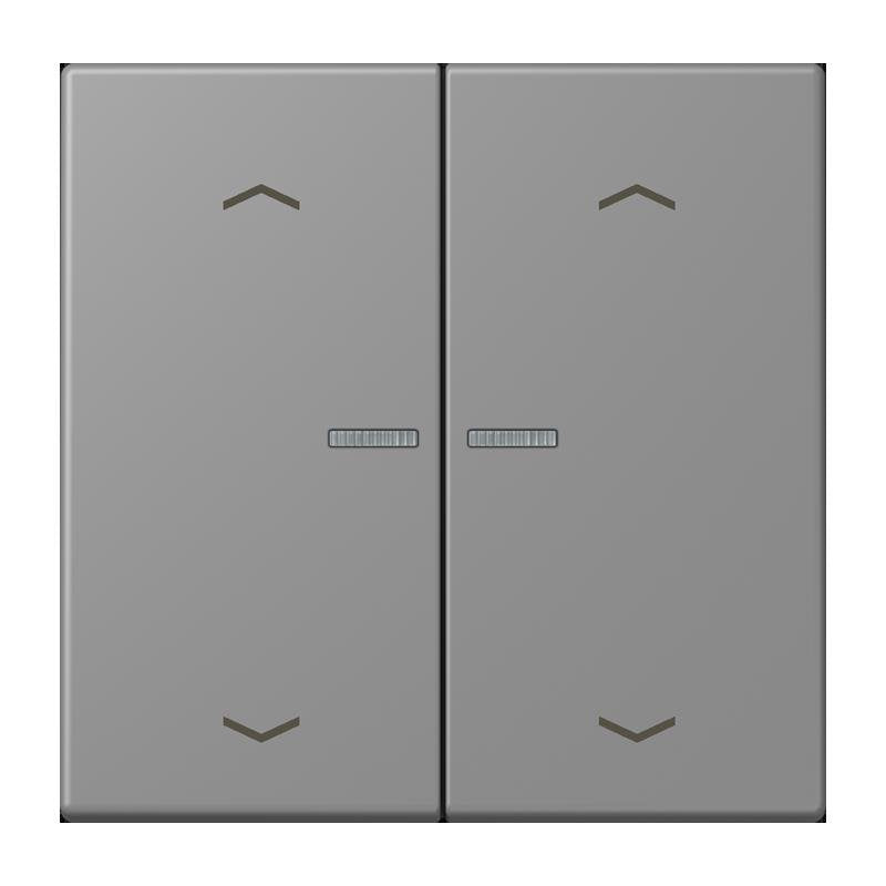 Jung - Bedienelement intelligent Taster mit Pfeilsymbolen BT LC 17102 P 203 gris 31