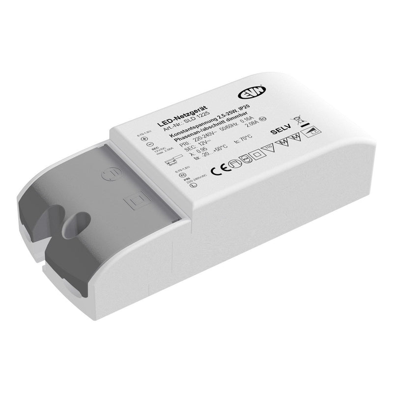EVN Lichttechnik - LED-Betriebsgerät Netzgerät SLD1225 12V/DC 3-25W IP20