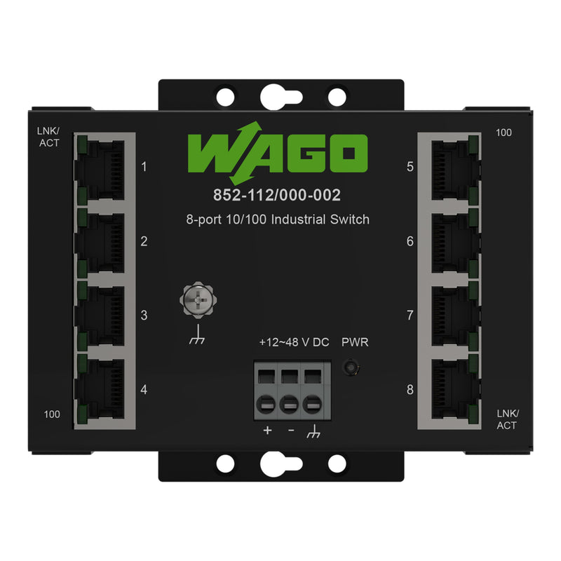 WAGO - Netzwerk Switch Industrial-ECO-Switch 852-112/000-002 − 1 Stück