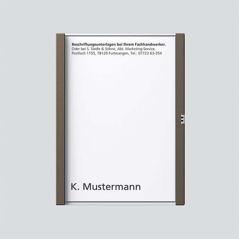 Siedle&Söhne - Zubehör/Ersatzteile für Türkommunikation Namensschild Bernst-Glim 200029950-00 f. TM612-1/BTM650-01 − 1 Stück