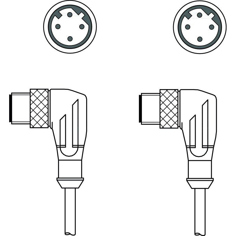 Leuze - Konfektioniertes Sensor-Aktor-Kabel Verbindungsleitung KSS ET-M12-#50143817