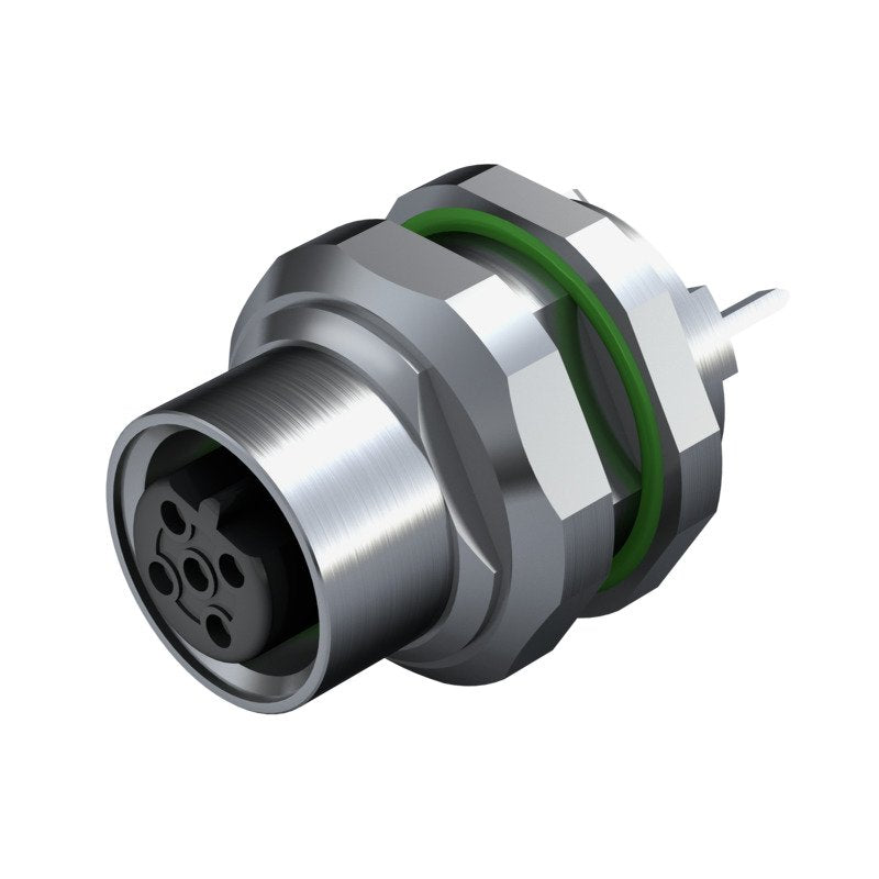 Weidmüller - Rundsteckverbinder, Einbau (PCB) Stecker SAIE-M12B-5S-H6.75TL M12 − 10 Stück