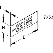 Niedax - Verbinder für Kabeltragsystem Universalverbinder RSUV 60-1.5 F 51x150mm