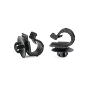 HellermannTyton - Befestigungsschelle für Kabel/Rohre Befestigungsclip KSFT6.5OC7-9-PA66-BK m.Spreizanker − 2500 Stück